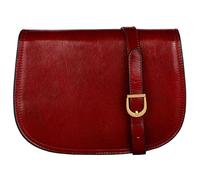 Time Resistance Borsa Tracolla Donna in Vera Pelle Realizzata a Mano - Pratica Borsa a Tracolla Donna Made in Italy - Borsetta Piccola con Tasca per Tablet