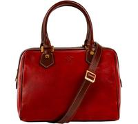 Time Resistance Borsa Tracolla Donna in Vera Pelle Realizzata a Mano - Pratica Borsa a Tracolla Donna Made in Italy - Borsa Tote