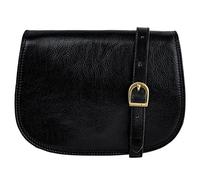 Time Resistance Borsa Tracolla Donna in Vera Pelle Realizzata a Mano - Pratica Borsa a Tracolla Donna Made in Italy - Borsetta Tracolla Donna Piccola con Tasca per Tablet