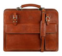 Time Resistance Cartella in Pelle - Borsa da Lavoro Uomo - Valigetta Business Vintage Elegante