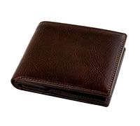 Time Resistance Portafoglio da Uomo in Pelle - Portafoglio dal Design Minimalista con Porta Carte di Credito - Porta Monete Magnetico e Scomparti per Contanti