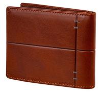 Time Resistance Portafoglio in Pelle Design Minimalista Fatto a Mano in Italia - Portafoglio Con Scomparti per Carte di Credito e Contanti (Marrone Cognac)