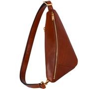 Time Resistance Sling Bag, Tracolla Unisex-Adulto, Cognac-Marrone