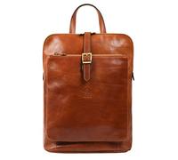 Time Resistance Zaino Borsa Donna in Vera Pelle Made in Italy - Borsa Trasformabile in Zaino da Portare a Spalla o a Zainetto - Zaino in Pelle Donna con Fibbia e Cerniere