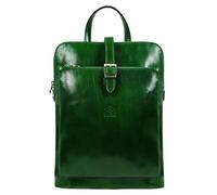 Time Resistance Zaino Borsa Donna in Vera Pelle Made in Italy - Borsa Trasformabile in Zaino da Portare a Spalla o a Zainetto - Zaino in Pelle Donna con Fibbia e Cerniere