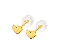 TIME ROAD Orecchini LU00027 Oro Cuore Donna, Oro, Nessuna pietra preziosa