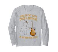 Time Spent with Dogs And Guitars is Never Wasted Maglia a Manica