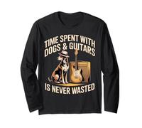 Time Spent with Dogs And Guitars is Never Wasted Maglia a Manica