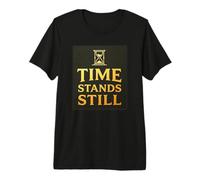 Time Stands Still Clessidra Maglietta Premium