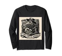 Time Tides all Wounds - Maglietta Maglia a Manica