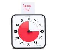 Time Timer Original Medium, 19x19cm - Timer visivo di 60 minuti - Conto alla rovescia per aula o riunioni per bambini e adulti (nero)