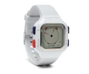 TIME TIMER Orologio - Timer per il conto alla rovescia analogico e digitale visivo di 12 o 24 ore - per bambini, l'esecuzione di test e il tracker dell'allenamento (bianco artico, piccolo)