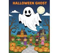 Time to color cute ghosts: Let's make Halloween brighter with colors