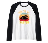 Time To Get Basted Divertente Turchia Day Donne Uomini Bambini Costume Maglia con Maniche Raglan