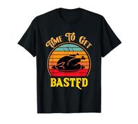 Time To Get Basted Divertente Turchia Day Donne Uomini Bambini Costume Maglietta