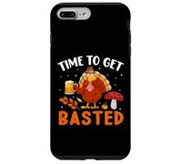 Time To Get Basted Turkey Thanksgiving Thankful Custodia per iPhone 7 Plus/8 Plus