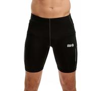 Time To Run Pro Short da Uomo Con Quick Dry Tessuto Ideale Par Running/Allenamento/Palestra Con Tre Tasche Ebano S