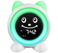 Time to Wake Sveglia per bambini, I.CODE Orologio da allenamento del sonno per i bambini con luce notturna e timer Nap, regalo per bambini da 2 a 10 anni (verde foresta)