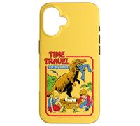 Time Travel Jurassic Sarcastic Retro Funny Adult Humor Custodia per iPhone 16