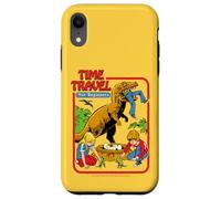 Time Travel Jurassic Sarcastic Retro Funny Adult Humor Custodia per iPhone XR