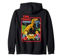 Time Travel Jurassic Sarcastic Retro Funny Adult Humor Felpa con Cappuccio