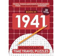 Time Travel Puzzles Born in 1941 (Tascabile) Time Travel Wordsearch