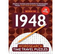 Time Travel Puzzles Born in 1948 (Tascabile) Time Travel Wordsearch