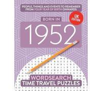 Time Travel Puzzles Born in 1952 (Tascabile) Time Travel Wordsearch