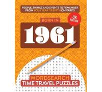 Time Travel Puzzles Born in 1961 (Tascabile) Time Travel Wordsearch