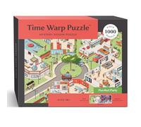 Time Warp - Puzzle misterioso da 1000 pezzi, per adulti, serie Day Night, un puzzle impegnativo, difficile, che cambia immagine da risolvere, 67,6 x 48,9 cm (festa purrfect)