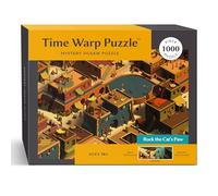 Time Warp - Puzzle misterioso da 1000 pezzi, per adulti, serie Day Night, un puzzle impegnativo, difficile, che cambia immagine da risolvere, 67,6 x 48,9 cm (La zampa del gatto)