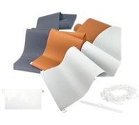 time4blinds - Lamelle di ricambio per tende verticali - Il set include 1 lamella, peso, gancio e catena inferiore - larghezza 89 mm - lunghezza 1800 mm - Bianco