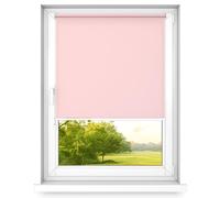 time4blinds Mini Basic Tenda a Rullo - Non invasiva - Tenda a Rullo per Finestra all'Interno Senza forare - Maniglie Non invasive - 600x1200mm Rosa Operato sul Lato Sinistro