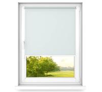 time4blinds Mini Basic tenda a rullo - Non invasiva - Tenda a rullo per finestra all'interno senza forare - Maniglie non invasive - 600x1400mm Grigio chiaro Operato sul Lato Destro