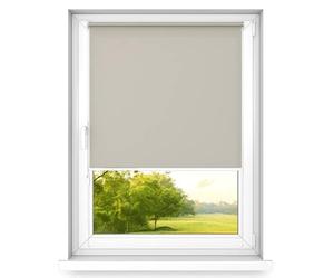 time4blinds Mini Basic Tenda a Rullo - Non invasiva - Tenda a Rullo per Finestra all'Interno Senza forare - Maniglie Non invasive - 600x1900mm caffè Chiaro Operato sul Lato Sinistro
