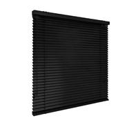 time4blinds - Venezie in Alluminio per Interni - 1200x1800mm, Comando a Sinistra - Lamelle da 50mm - Montaggio a Parete o a Soffitto, con Foratura - per la Casa - Nero