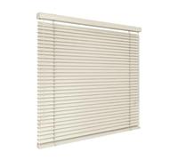time4blinds - Venezie in Alluminio per Interni - 1200x2300mm, Comando a Sinistra - Lamelle da 50mm - Montaggio a Parete o a Soffitto, con Foratura - per la Casa - Crema