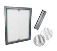 Time4Blinds zanzariera per finestre - zanzariera Senza Foratura, con Telaio in Alluminio zanzariera accorciabile Individualmente - zanzariera a Rete per Mosca - 70x150cm - Cornice Antracite