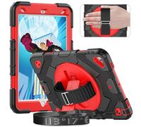 timecity Timecity Custodia per iPad 9 Generazione 10.2 Pollici Custodia Protettiva 9a 8a 7a Generazione Antiurto Robusta con Protezione per Schermo Portapenne Girevole a 360° Supporto Tracolla Tracoll