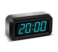Timegyro piccola parete/scaffale/scrivania digitale orologio con batteria a display da 1,2 "operata. Batterie 4pcs possono mantenere il tempo visualizzare giorno e notte per più di un anno