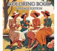 Timeless Elegance: A Vintage Woman's Coloring Journey