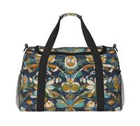 Timeless Treasures - Borsone da viaggio per uomini e donne, borsa da viaggio pieghevole e spaziosa borsa da viaggio per riporre articoli da toeletta, articoli personali, nero, L, Nero , L