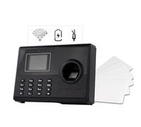 TimeLok-400NWEPBI Sistema di Rilevamento delle Presenze e Degli Accessi con Batteria Estesa, WiFi, IC Wiegand, P2P, Tripla Autenticazione e 15 Schede RFID