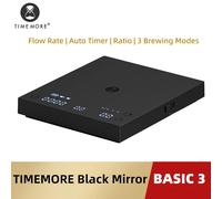 TIMEMORE Basic 3 Black Mirror Bilancia per Caffè Pour Over ed Espresso, con Misurazione del Flusso, Timer Automatico, Rapporto, 3 Modalità di Preparazione, Capacità 2kg