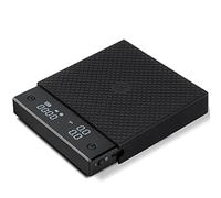 TIMEMORE Black Mirror Basic Pro - Bilancia da caffè digitale con misurazione del flusso, bilancia barista con timer, bilancia da caffè, bilancia da cucina, 0,1 g/2 kg, colore: Nero