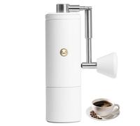 Timemore C5 PRO Macinacaffè manuale - Macine in acciaio inox da 42 mm, 48 livelli regolabili, macinacaffè manuale con manovella pieghevole, portatile per casa, ufficio e outdoor, Bianco