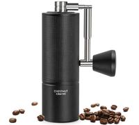 TIMEMORE Chestnut C3 ESP PRO macinacaffè manuale, aggiornamento del corpo interamente in metallo integrato, macinacaffè manuale con impugnatura pieghevole, per espresso e stampa francese, nero