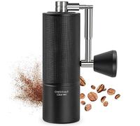 TIMEMORE Chestnut C3 ESP PRO, macinacaffè manuale, corpo interamente in metallo integrato, bava conica S2C in acciaio inox, impugnatura pieghevole, per caffè espresso e French Press, nero