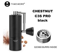 TIMEMORE Chestnut C3S Pro / C3ESP Pro Macinacaffè manuale con manovella pieghevole S2C Burr all'interno Macinacaffè portatile manuale