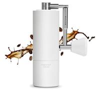 TIMEMORE Chestnut C3s PRO - Macinacaffè manuale, corpo in metallo integrato, in acciaio inox S2C, smerigliatrice da caffè a mano con manico pieghevole, per Espresso a French Press, colore: Bianco